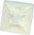 NoBrand Cable Ties - Natural, Mounts Adhesive, 12.5mm, Pack of 25