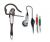 Rock Earhook Headphone with Mic/Vol control for VOIP
