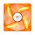 Deepcool Deepcool Fan - 120x120x25mm - Orange [Orange LED]