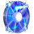 CoolerMaster R4-LUS-07-AB Fan - 200x200x30mm, Sleeve Bearing, 700rpm, 110CFM, 19dBA - Blue