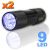 Generic Mini 9 LED Super Bright Flashlight Torch (x2)