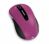 Microsoft Wireless Mobile Mouse 4000 - Pink, 2.4GHz, Nano Tranceiver, BlueTrack Technology, 4-Way Scrolling, 4 Customizable Buttons - USB2.0