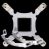 Xigmatek I5363 Crossbow Bracket Kit - Supports LGA1366/1156/775, To Suit CPU Coolers w. 4 Heat Pipes Only