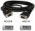 Microtech 30M High Quality Black Monitor Ext Cable HD15 M/F