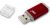 PQI 4GB U273 Flash Drive - Hot Swappable, Metallic Housing - USB2.0 - Red