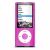 iLuv Clear Hard Case w. Aluminum Front - To Suit iPod Nano 5G - Pink