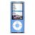 iLuv Clear Hard Case w. Aluminum Front - To Suit iPod Nano 5G - Blue