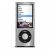 iLuv Clear Hard Case w. Aluminum Front - To Suit iPod Nano 5G - Silver