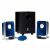 Logitech LS21 Speaker System - 2.1 Channel, Wired Remote, 7w RMS - Blue