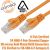 Comsol CAT 6 Network Patch Cable - RJ45-RJ45 - 0.5m, Orange
