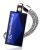 Silicon_Power 2GB Touch 810 Flash Drive - Retractable Connector, Waterproof/Vibrationproof/Dustproof, USB2.0 - Blue
