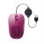 Belkin Retractable Comfort Mouse - Fuschia Pink