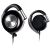 Philips SHS4700 Earclip Headphones - Black/Silver