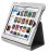Laser Stand Case Premium - w. Screen Protector - To Suit iPad - Silver
