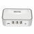 CyberPower CP-H320AP iPod/iPhone Dock - w. 3-Port USB Hub - White/Silver