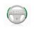 Memorex Wii Wheel Controller - GreenController Not Included