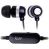 iLuv I353BLK Aluminum Stereo Earphones - With Volume Control - Black