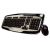 Gigabyte KM7600 2.4GHz Wireless Multimedia Keyboard & Mouse - Black800-1600dpi Switcher, 14 Hot Keys