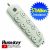 HuntKey Power Surge Protector - 8 Outlet - White