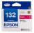 Epson T132392 #132 Ink Cartridge - Magenta - For Epson N11/NX125 Printers