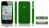enki Nautilus Snap On Polycarbonate Shell Case - With Screen Protector - To Suit iPhone 4 - Green