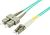 Comsol Multimode Duplex Fiber Patch Cable 50/125mm OM3, LC-SC - 10M