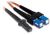 Comsol Multimode Duplex Fiber Patch Cable 62.5/125mm, MTRJ-SC - 1M