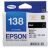 Epson T138695 #138 Ink Cartridge Four Pack - Black - For Epson NX420/Workforce 60/320/325/525/7010 Printer + 4x6 Photo Paper
