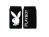 Magic_Brands Playboy Mobile Phone Sock - To Suit Mobile Phones - White/Black