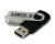 Amicroe 8GB Flash Drive - Swivel Connector, AES-256 Standard Encryption, USB2.0 - Black