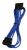 BitFenix Power Cable - 1xMolex(Male) to 1xSATA(Female) - 45cm, Blue