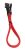 BitFenix USB Extension Cable - 1xUSB Internal Header (Male) to 1xUSB Internal Header (Female) - 30cm, Red