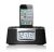 Laser SPK-IPT1000 Speaker Dock - With Alarm, FM Radio, Large Digital Clock Display, For iPhone/iPod - Black/Grey