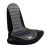 Boomchair Stingray Chair - Black/Grey2-Way Speakers in Headrest, Folds in Half for Storage, Full Tilt Rounded Base, Adjustable Volume, Comfort Seat