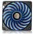 Enermax T.B Vegas TRIO Twister Fan - 120x120x25mm, Twister Bearing, 500-1600rpm, 20.42-67.48CFM, 14dBA - Blue/Red/Green Combo-LEDDaily Tech Buy