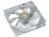 CoolerMaster Transparent Fan Twin Pack - 120x120x25mm, Sleeve Bearing, 1200rpm, 39.77CFM, 19.3dBA - Blue LED