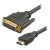 Wicked_Wired HDMI 1.3 To DVI-D Male Adapter Cable - 5M