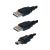 Wicked_Wired USB2.0 Splitter Cable - Dual Type A to Mini 5-Pin