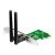 ASUS PCE-N15 Wireless Network Card - Up to 300Mbps, 802.11b/g/n, 2x R SMA Antenna, One Touch WPS - PCI-Ex1