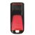 SanDisk 8GB Cruzer Edge Flash Drive - Retractable Connector, SanDisk SecureAccess Software, USB2.0 - Black/Red