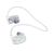 Sony 2GB MP3 Player - WhiteMP3, WMA, Water-Resistant For Training In Rain, And Washable, 13.5mm EX Series headphones, USB