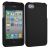 Pure Satin Shell - To Suit iPhone 4 - Midnight Black