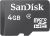 SanDisk 4GB Micro SD [SDHC] Card - Class 4 - OEM