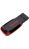 SanDisk 32GB Cruzer Blade Flash Drive - Ultra-Compact And Portable Contoured Styling, USB2.0 - Black/Red