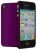 Cygnett AeroGrip Ergonomic Slimline Case - To Suit iPhone 4/4S - Purple