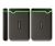 Transcend 1000GB (1TB) StoreJet 25M3 External HDD - Black/Green - 1000GB 2.5