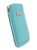 Krusell Luna Mobile Pouch - To Suit  XXL Handset - Turquoise Leather