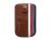 Case-Mate Leather Small Racing Stripe Pouch - To Suit Mobile Handset - Brown/Red/White/Blue