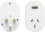 Jackson International Travel Adapter with USB Outlet UK, Hong Kong & More - For Australian & New Zealand Travellers Going Overseas - To Suit iPad, iPad 2, iPhone 3GS/4/4S, iPod Touch 4 - White