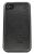Mossimo International Leather & Alloy Hard Case - To Suit iPhone 4/4S - Carbon Black